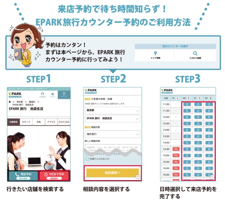 【国内・海外】EPARK旅行カウンター予約で6,000円相当のポイントゲット！